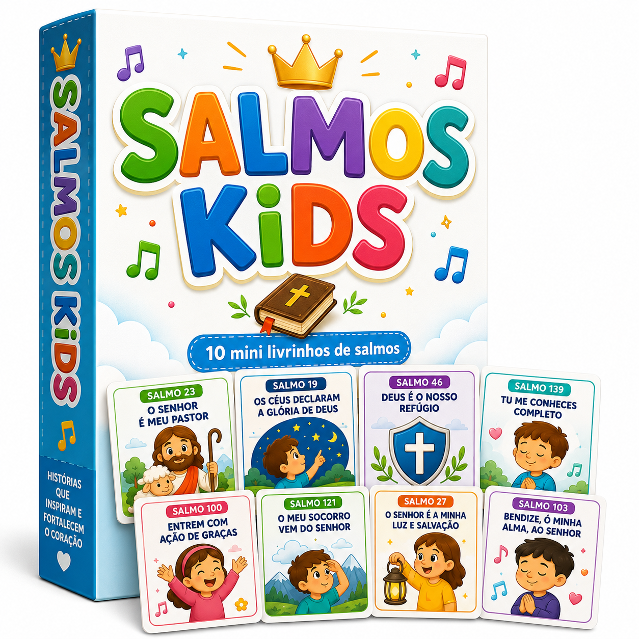 10 LIVRINHOS DE SALMOS PARA CRIANÇAS